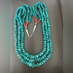 I love OLD Turquoise Treasures Necklace 30% off